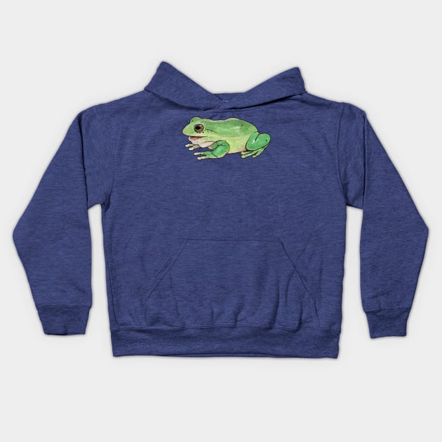 Tree Frog Kids Hoodie by Heather Dorsch Creations